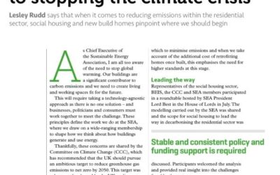 Social housing’s contribution to stopping the climate crisis